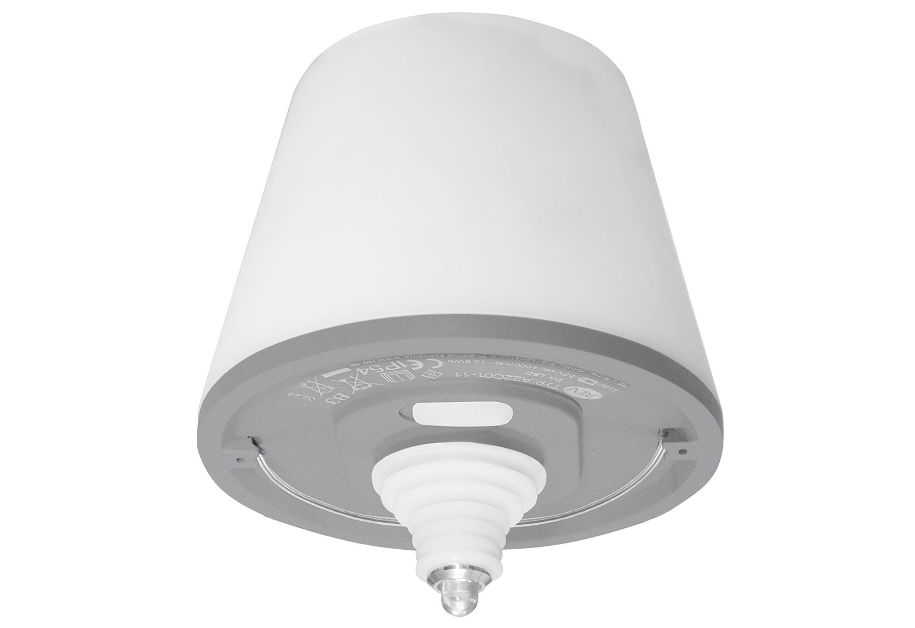 REV Ritter Akku-LED Flaschenleuchte Lamprusco warmweiß & RGB