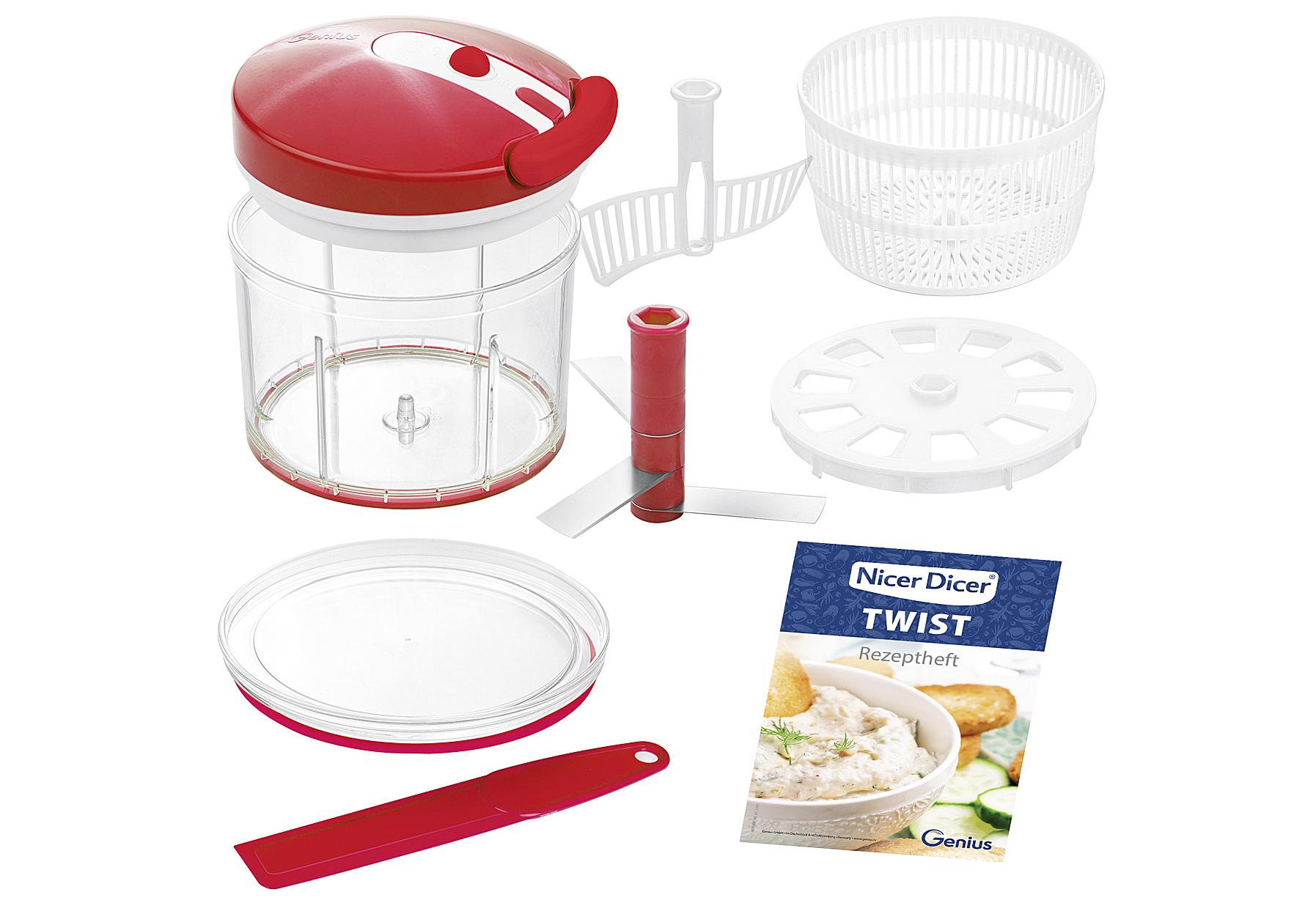 Genius Nicer Dicer "Twist" Set 9-teilig