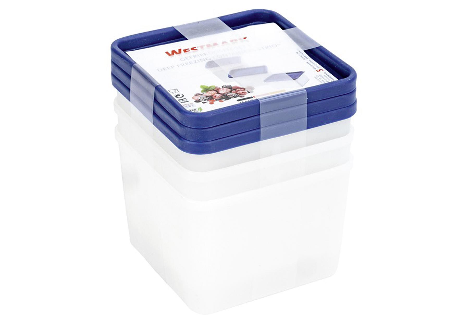 WESTMARK Gefrierdose "Trio" 3er Pack