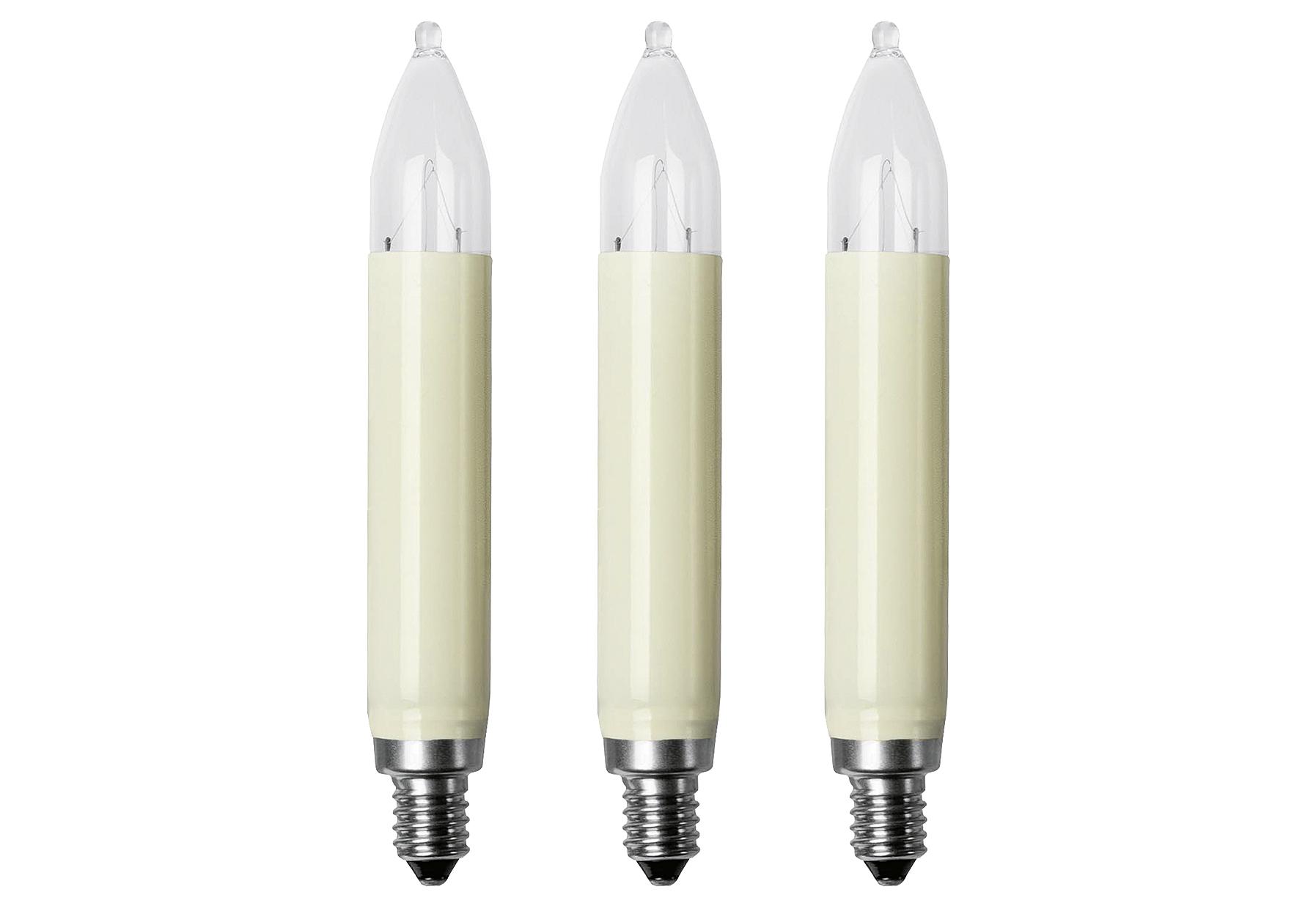 Hellum Schaftkerzen-Ersatzbirne 3er Blister