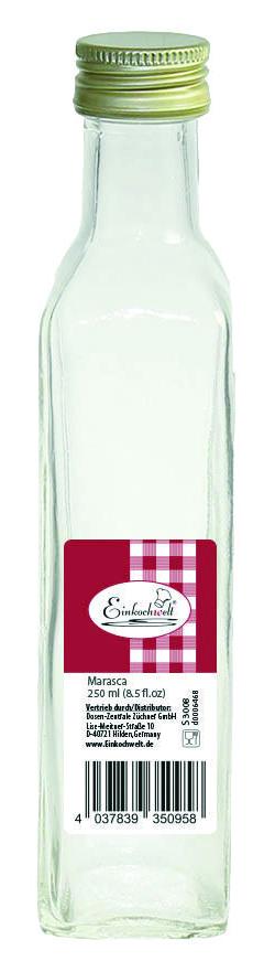 Dosen-Zentrale Gradhalsflasche Marasca "Einkochwelt