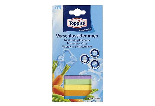 Melitta Verschlußklemme 5er Karte farbig sortiert