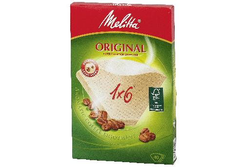 Melitta Filtertüten natur Pack 40 Stück