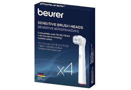 beurer Ersatzköpfe für elektrische Zahnbürste Sensitive 4er Pack