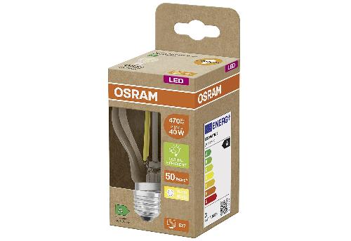 OSRAM LED Filament Birne ULTRA EFF. E27 2,2W 470lm 3.000K klar