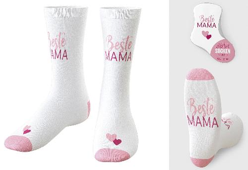 la vida Zaubersocken "Geschenk für Dich - Mädels" 24er Display 6-fach sortiert