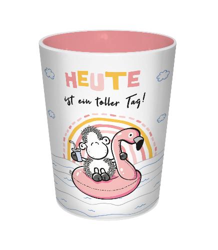 GEDA LABELS Kaffeebecher "Sheepworld Heute…Flamingo"