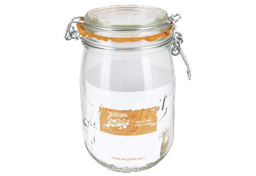 Dosen-Zentrale Drahtbügelglas "Le Parfait Bocaux