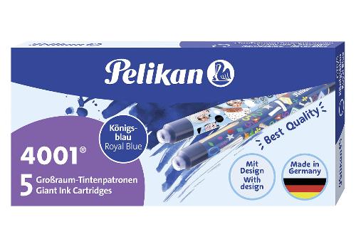 Pelikan Großraum-Tintenpatr. 5Stk.blau
