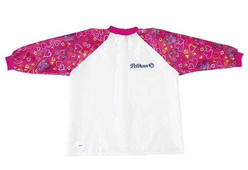 Pelikan Malschürze Girl rote Ärmel