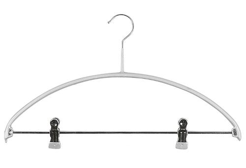 mawa Kombi-Bügel Economic mit Steg Metall mit 2 Clipse 42cm silber
