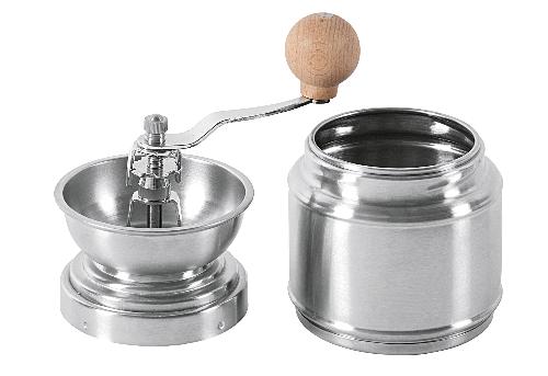 Zeller Present Kaffeemühle Edelstahl 16cm Ø9,5cm silber