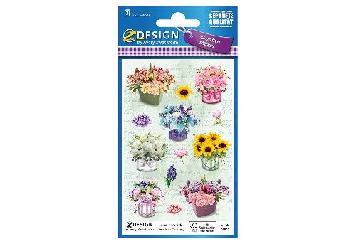 AVERY Zweckform Sticker Blumen Papier 56890