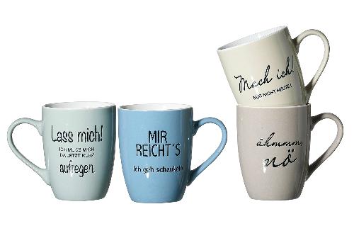 Ritzenhoff & Breker Kaffeebecher 4fach sortiert
