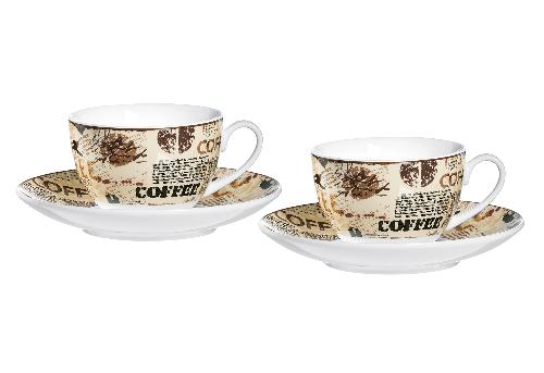 Ritzenhoff & Breker Cappuccino 'Crema' 4er Satz