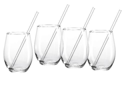 Ritzenhoff & Breker Gin / -Trinkhalm-Set 8-teilig