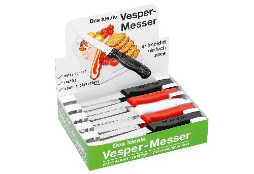 RÖR Vespermesser- / Frühstücksmesser 2fach sortiert