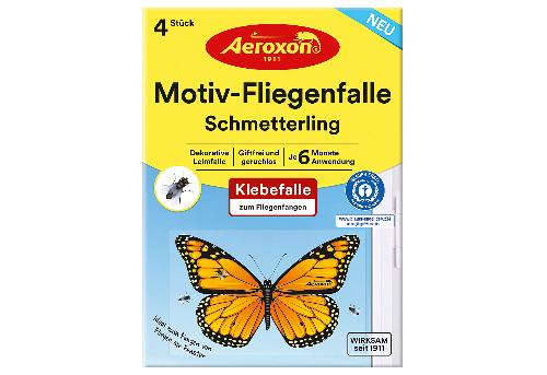 Aeroxon Motivfliegenfalle Schmetterling 4er Pack