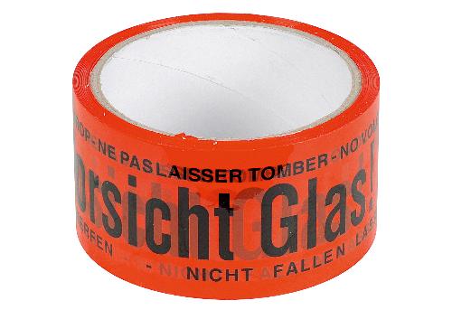 WIHEDÜ Roll.Klebeband 'Vorsicht Glas'
