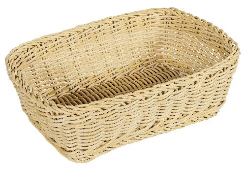 Saleen Brotkorb Kunststoff 31,5x22x10cm beige