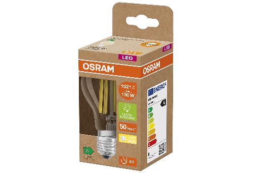 OSRAM LED Filament Birne ULTRA EFF. E27 7,2W 1.521lm 3.000K klar