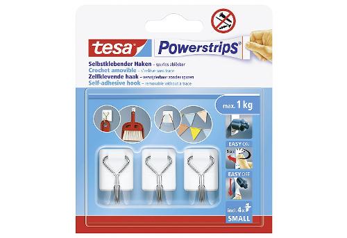 tesa Powerstrips Haken S 3er Pack