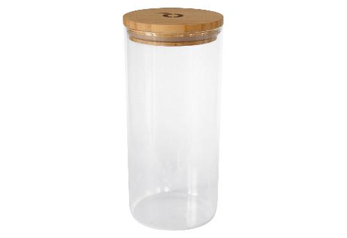 pandoo Vorratsglas mit Bambusdeckel