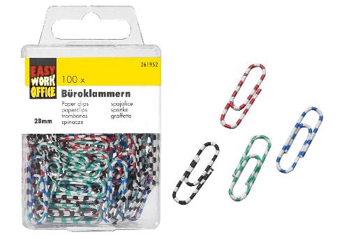 EASY WORK Büroklammern 100er Pack