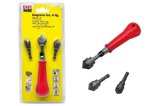 EASY WORK Handentgrater-Set 4-teilig