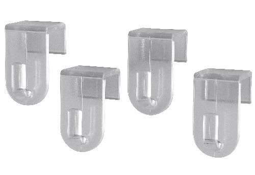 my basics Fenster-Dekohaken transparent 4er Karte