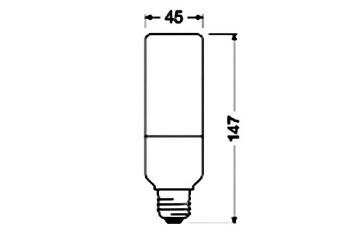 OSRAM LED Dekolampe Flame mit Kerzeneffekt E27 0,5W 60LM 1500K