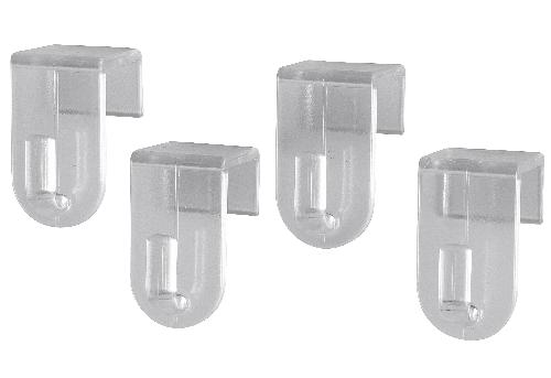 my basics Fenster-Dekohaken transparent 4er Karte