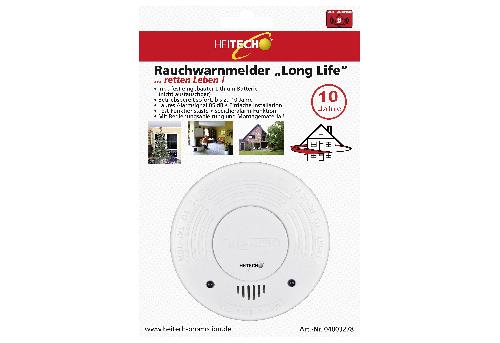 Heitech Rauchmelder Long life inkl. Lithium Batterie 85dB