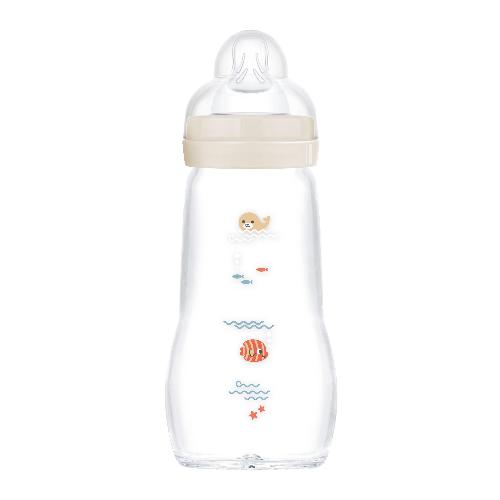 MAM Feel Good Glass Bottle "Robbe" 260 ml 0+