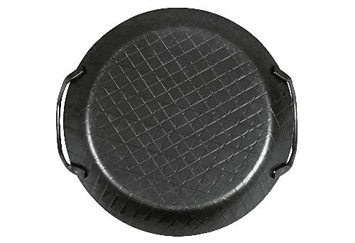 Turk Servierpfanne schmiedeeisern mit 2 Griffen Ø28cm schwarz