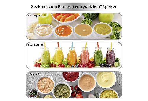 Clatronic Stabmixer SM 3577 180W mit Mixbehälter