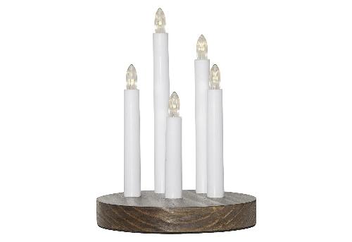 Star Trading LED-Fensterleuchter "Doris" 5-flammig