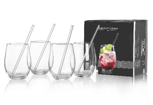 Ritzenhoff & Breker Gin / -Trinkhalm-Set 8-teilig