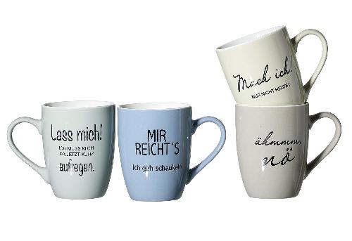 Ritzenhoff & Breker Kaffeebecher 4fach sortiert