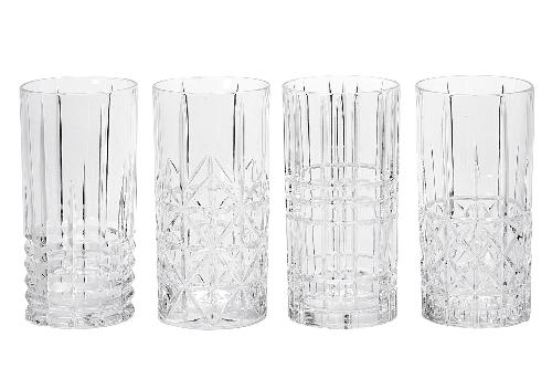 Nachtmann Longdrinkbecher Highland 37,5 cl 15,1cm Ø7,7cm 4er Set