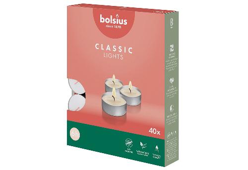 bolsius Teelichte 40er Pack