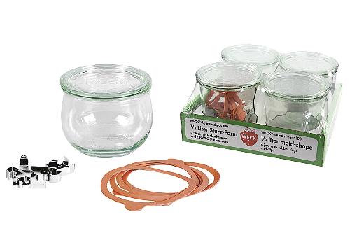 WECK Tray Tulpengläser eingeschweißt