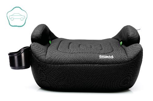 fillikid Sitzerhöhung "Deluxe Flip Auto" mit verlängerbarer Isofix i-size