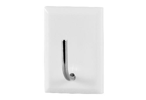 HANSI-Siebert Gardinenhaken 32x22mm weiß
