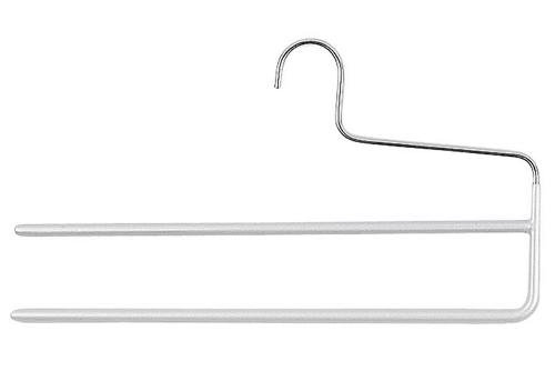 mawa Steg-Hosenbügel KH 2 mit 2 Stegen Metall 35cm silber