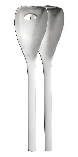 PURESIGNS Salatbesteck One, Extra matt Edelstahl, 16 cm