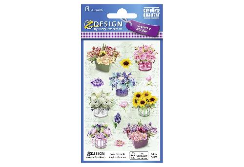 AVERY Zweckform Sticker Blumen Papier 56890