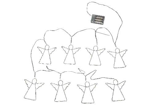 Star Trading LED-Draht-Lichterkette "Angela" 80 LED