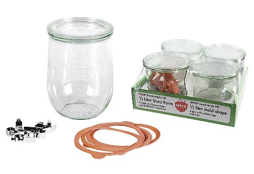 WECK Tray Tulpengläser eingeschweißt 4er Set