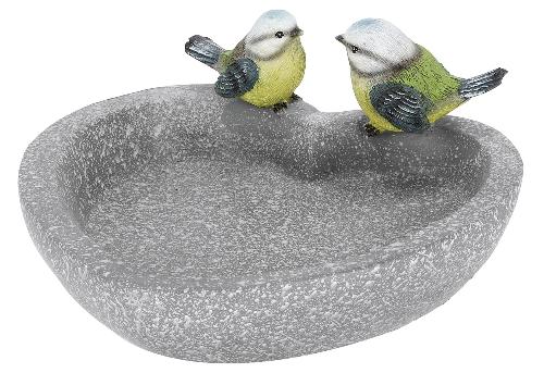 Esschert Design Vogeltränke "Herz" 2fach sortiert